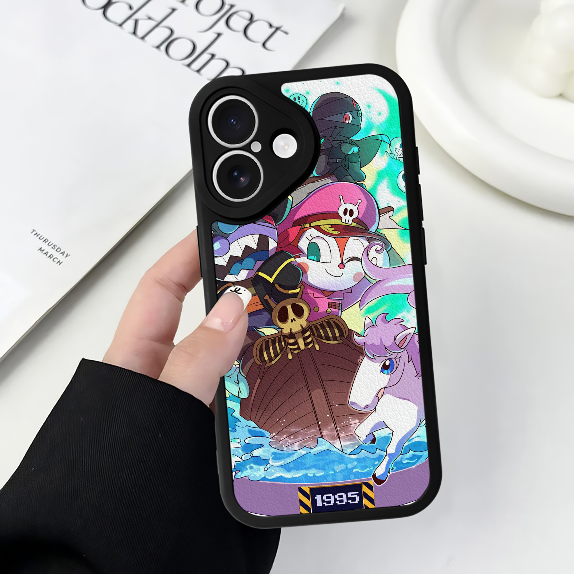 （画像用） アンパンマン Anpanman 【iPhone 16シリーズ対応】シリコンスマホケース（レザー調） 材質：シリコン